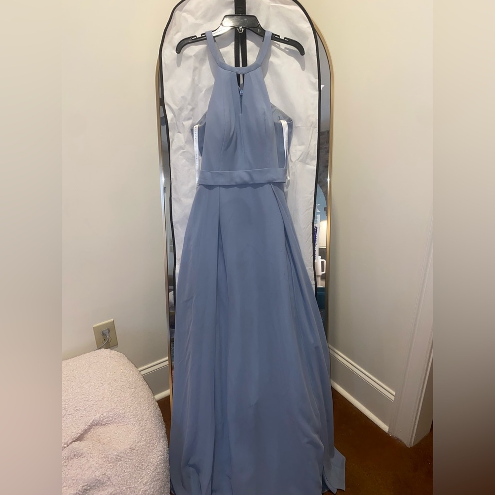 size 6 slate blue dress